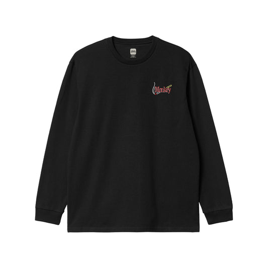 Smoking Monkey Club Black Long Sleeve T-Shirt