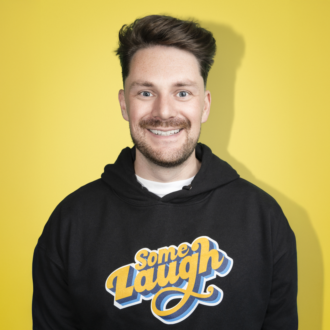 Some Laugh Podcast Black Hoodie