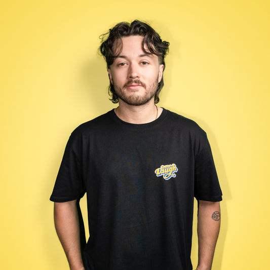 Some Laugh Podcast Black T-Shirt