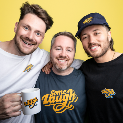Some Laugh Podcast White Tote