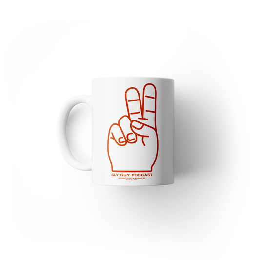 Sly Guy Peace White Mug