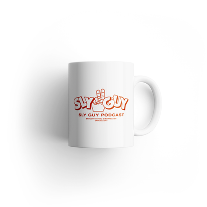 Sly Guy Peace White Mug