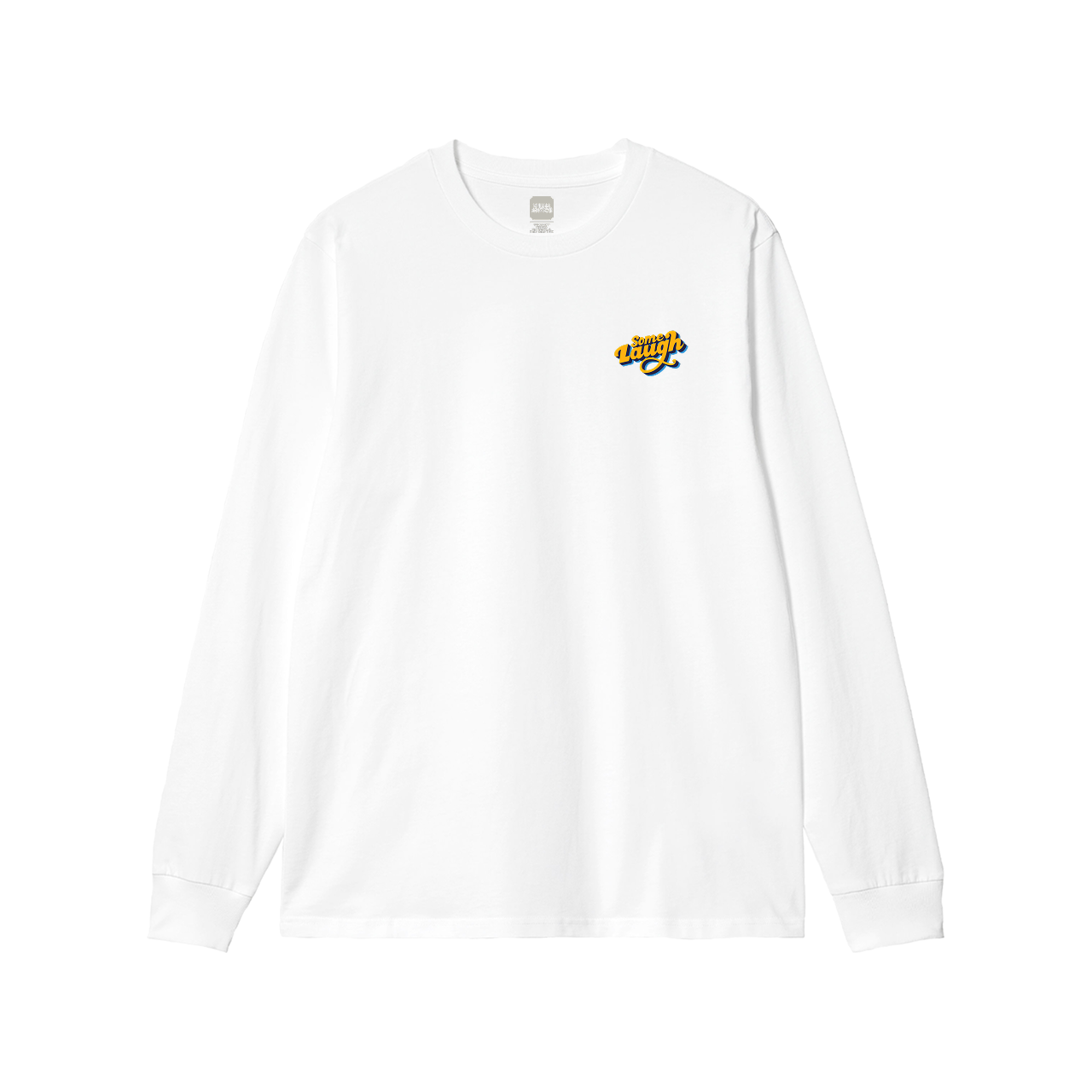 Some Laugh Podcast White Long Sleeve T-Shirt