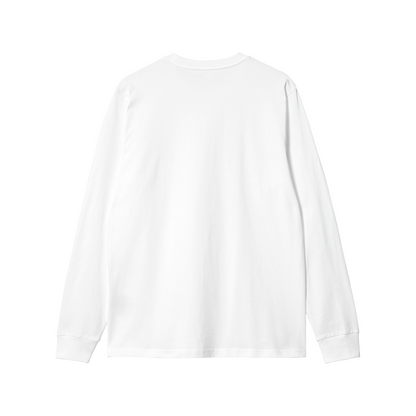 The Troubles Podcast White Long Sleeve T-Shirt