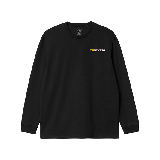 Thriving Black Long Sleeve T-Shirt