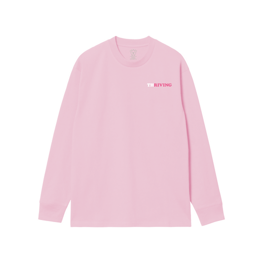 Thriving Faded Pink Long Sleeve T-Shirt