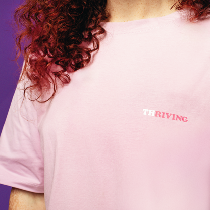 Thriving Faded Pink Long Sleeve T-Shirt