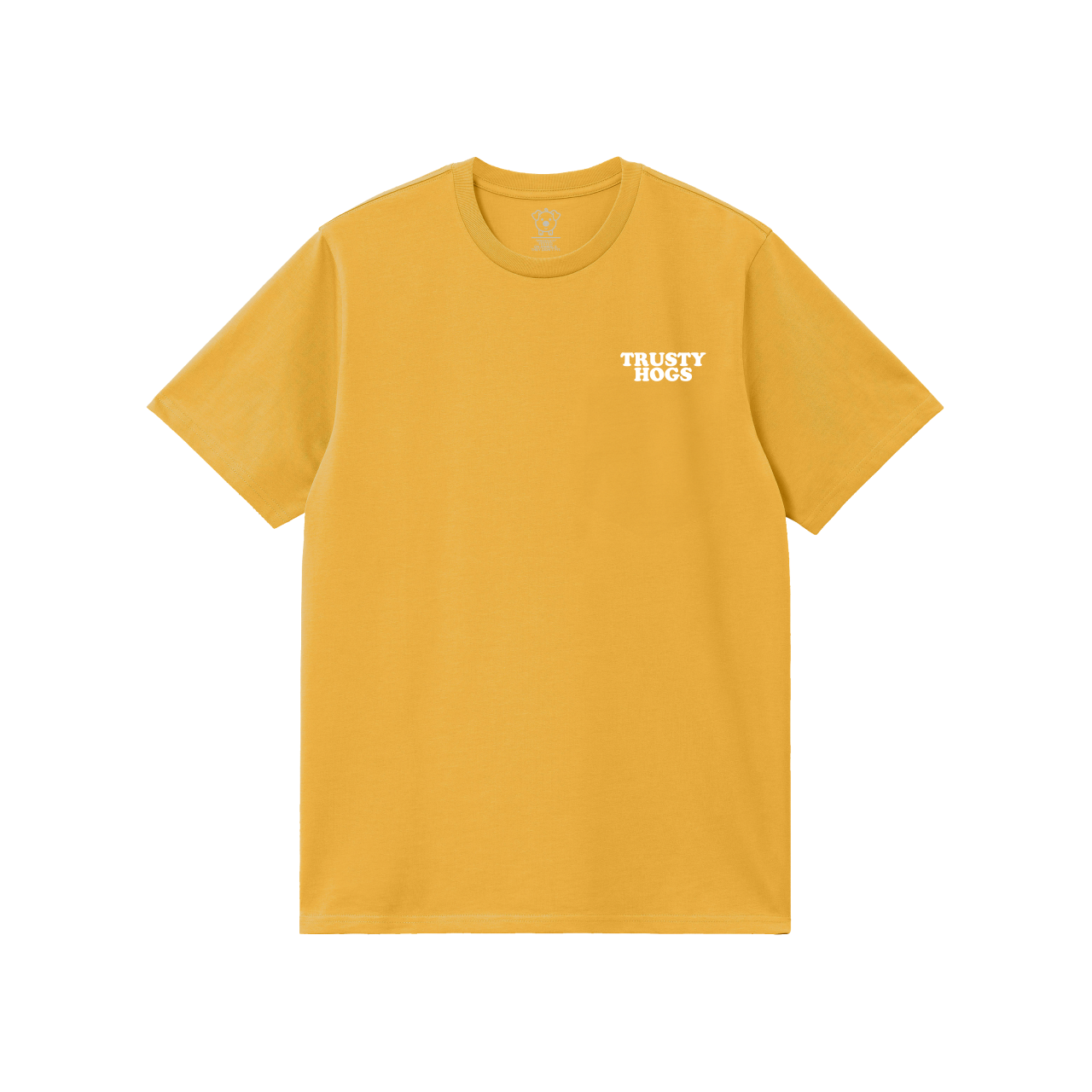 Trusty Hogs Faded Mustard T-Shirt