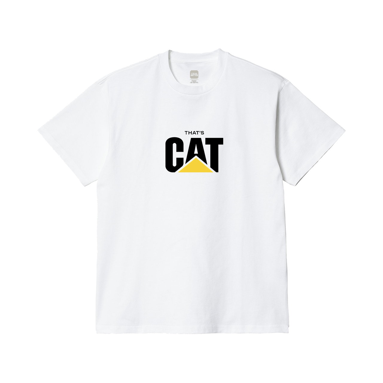 That's CAT White T-Shirt