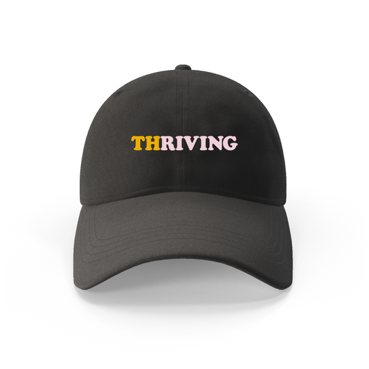 Thriving Authentic Black Baseball Cap