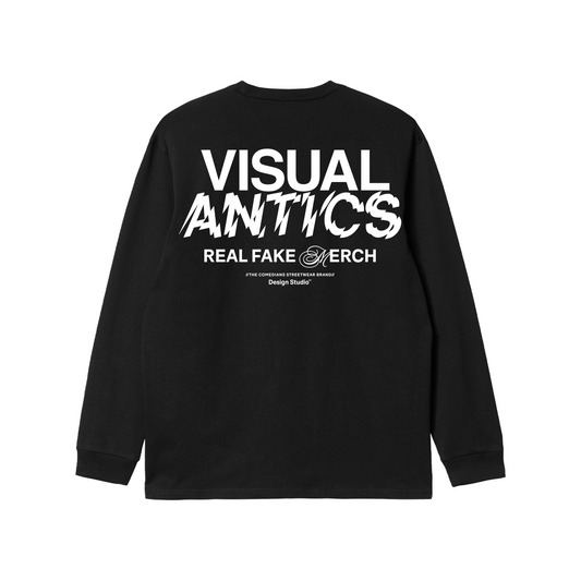 VA Design Studio Black Long Sleeve T-Shirt