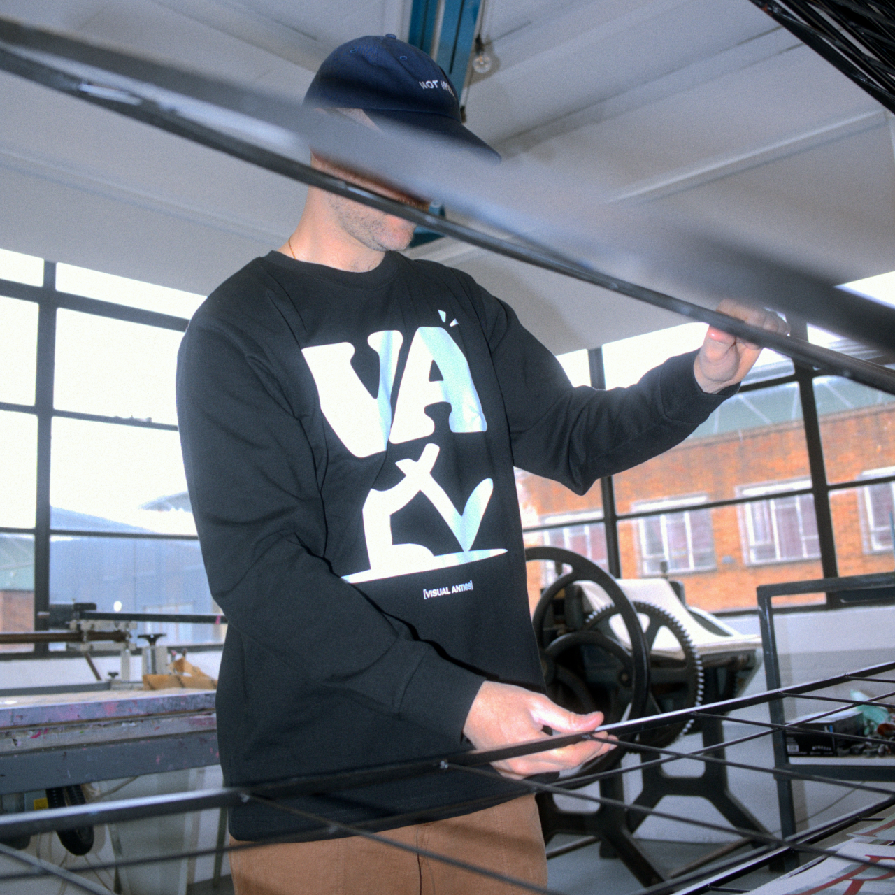 Walking Legs Black Longsleeve T-Shirt