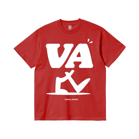 Walking Legs Red Heavy T-Shirt