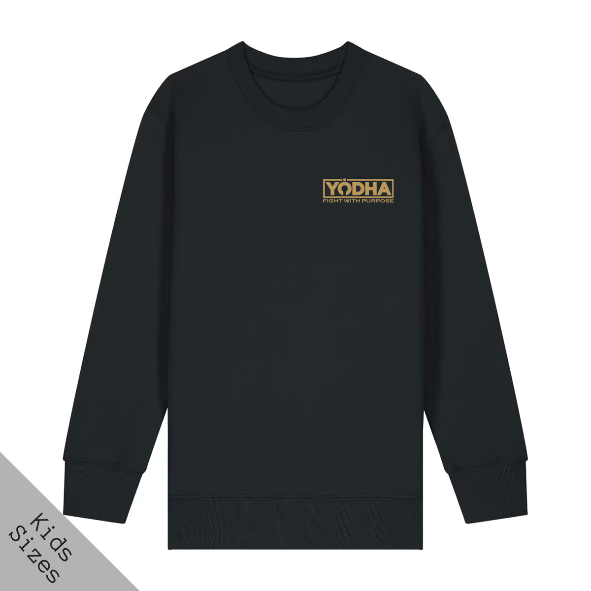 Yodha FWP Logo Kids Sweatshirt Black