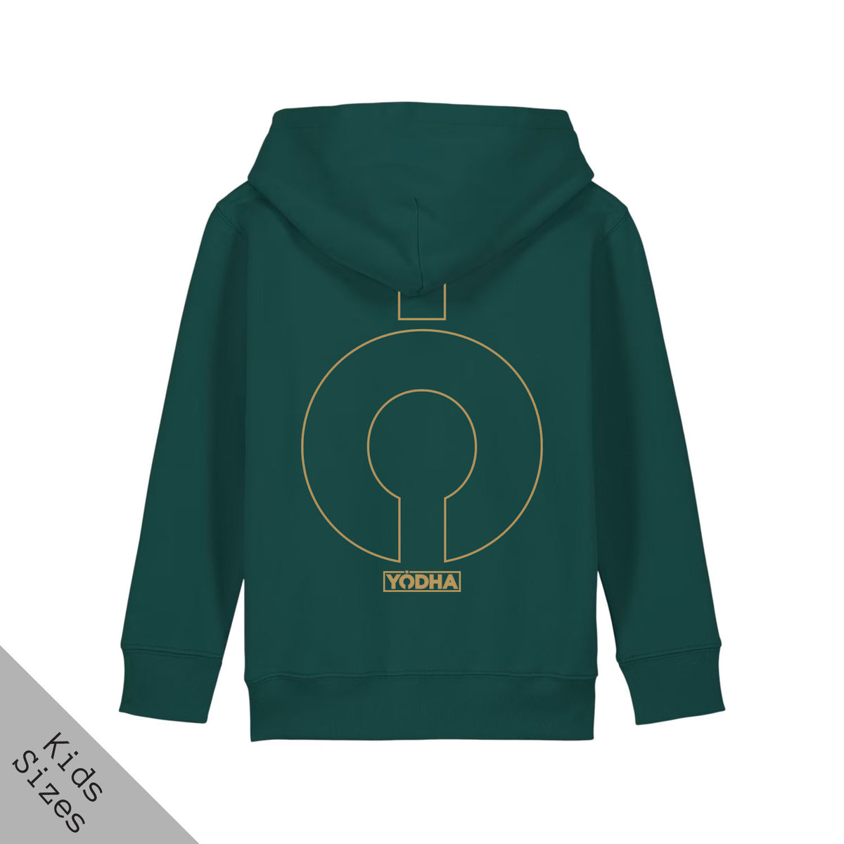 Yodha Bucky Green Kids Hoodie