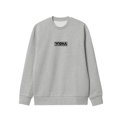 Yodha FWP Logo Sweatshirt Grey Marl