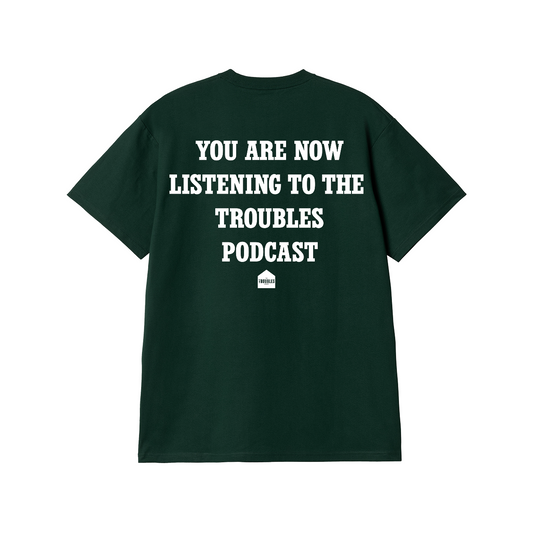 You Are Now Listening Bottle Green T-Shirt
