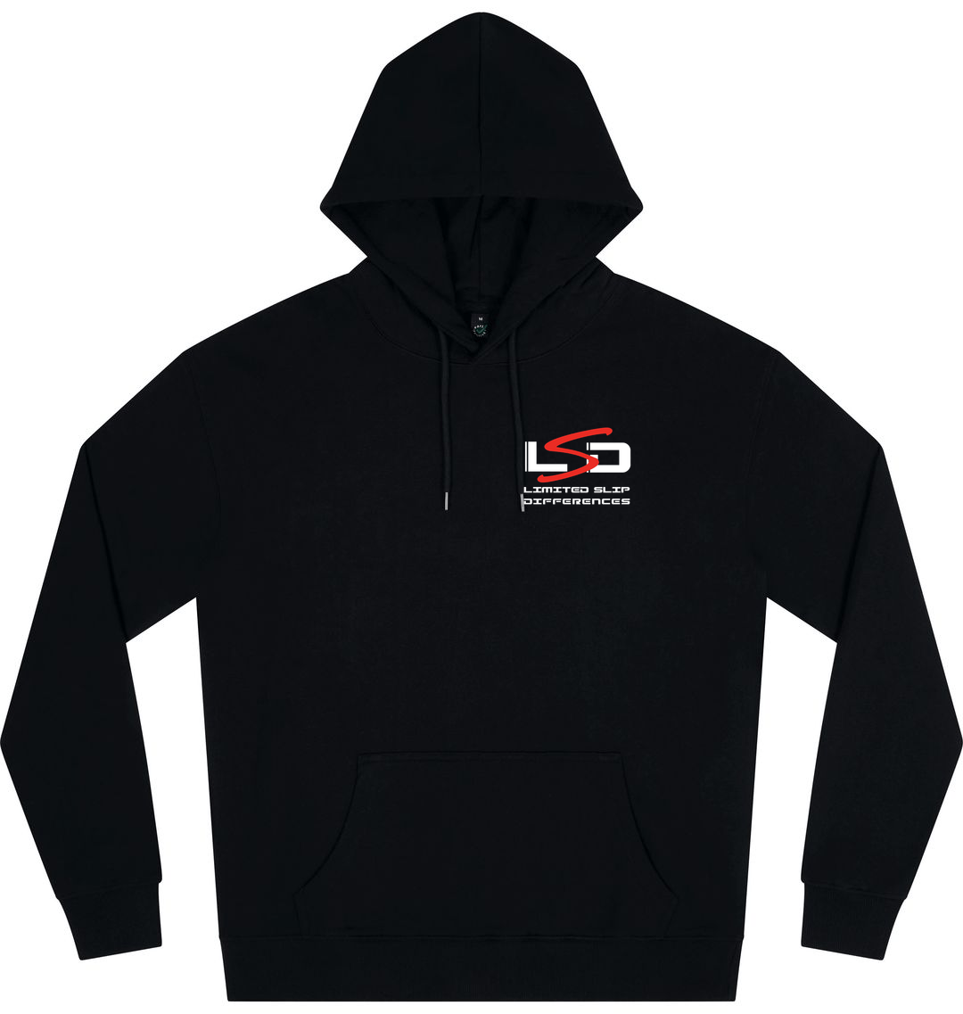 Black Printed Hoody