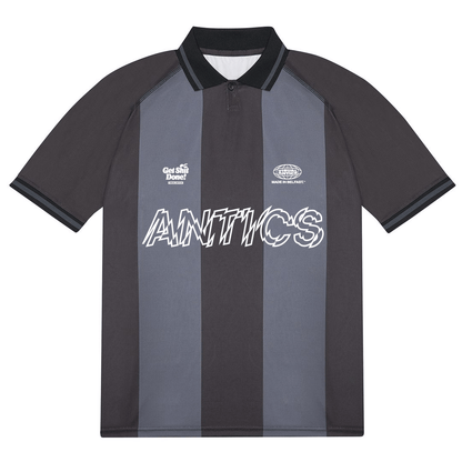 Black/Dark Grey Printed T-shirt Front