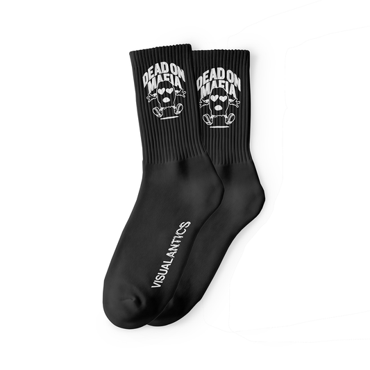Black/White Socks Front