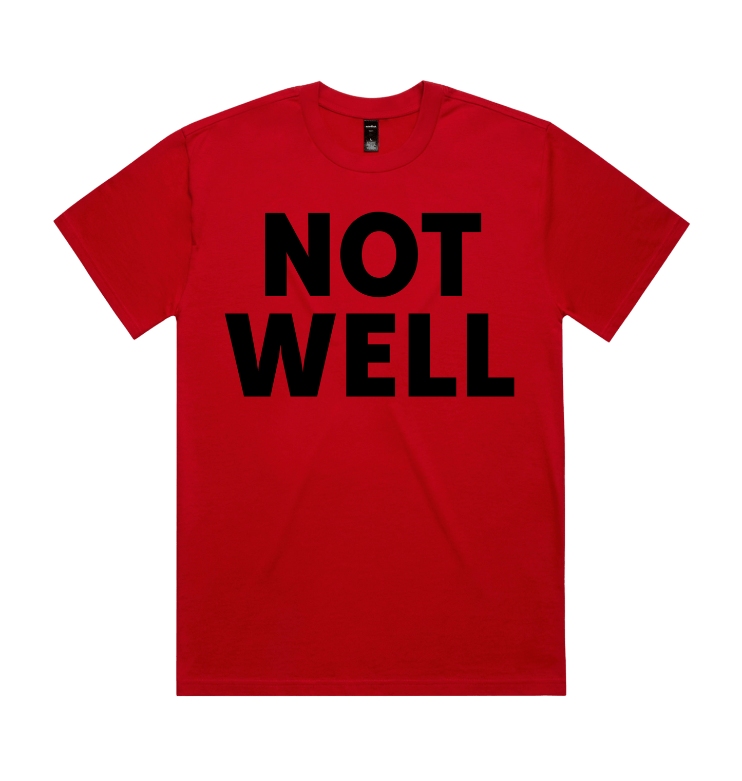 Red Printed T-shirt Front