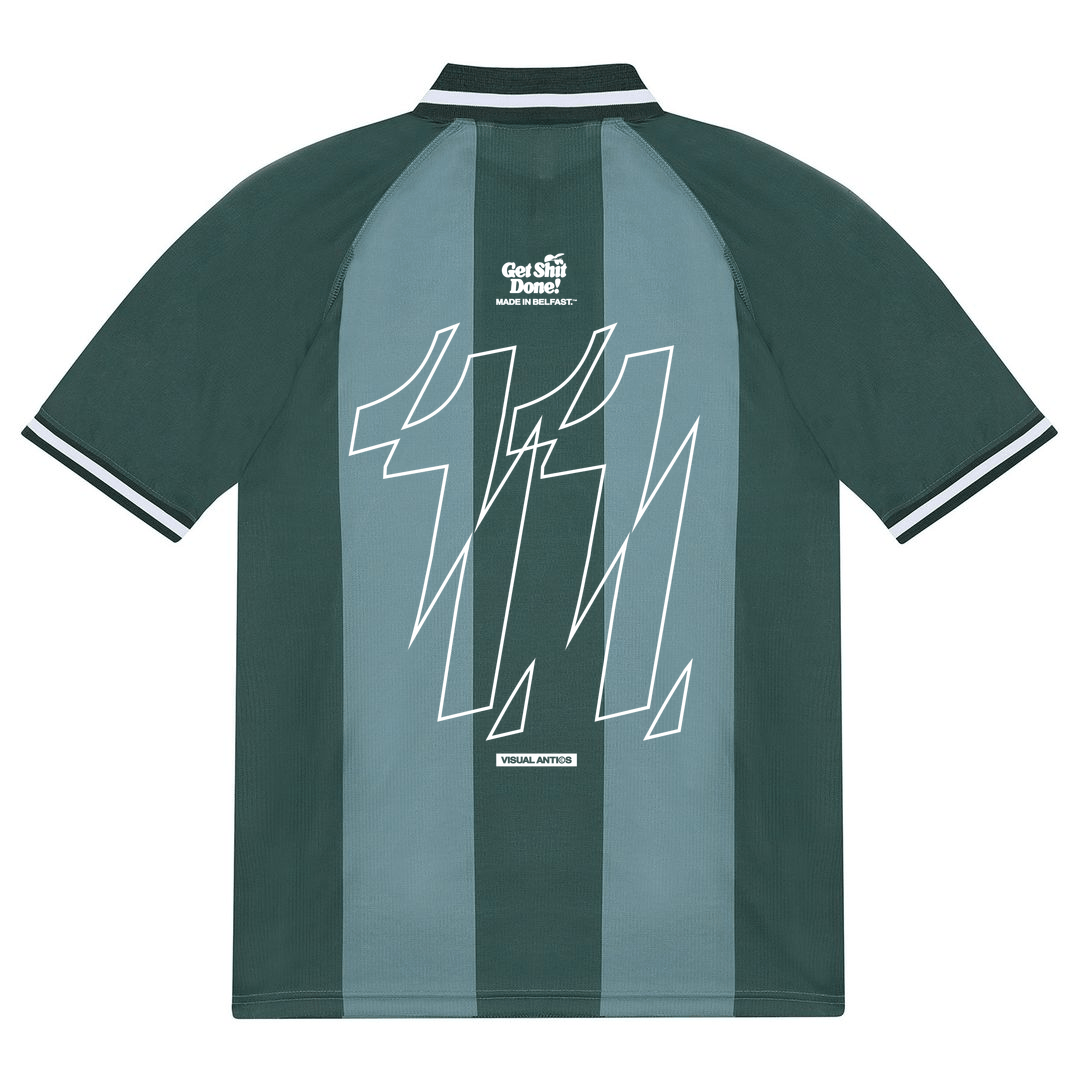 Forest Green/Green Printed T-shirt Back