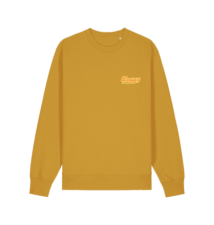 Ochre Printed Sweater Front